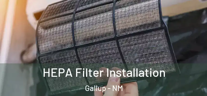 HEPA Filter Installation Gallup - NM